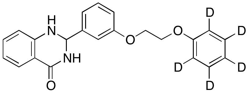 2,3-Dihydro-2-[3-(2-phenoxyethoxy)phenyl]-4(1H)-quinazolinone-D5