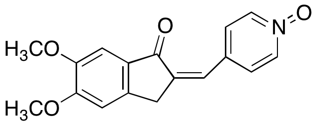 2,3-Dihydro-5,6-dimethoxy-2-[(1-oxido-4-pyridinyl)methylene]-1H-inden-1-one