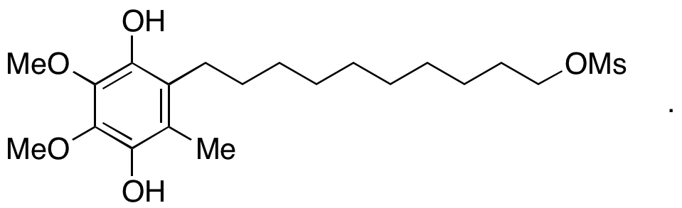 2,3-Dimethoxy-5-methyl-6-[10-[(methylsulfonyl)oxy]decyl]-1,4-benzenediol