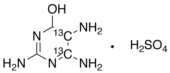 2,4,5-Triamino-6-hydroxypyrimidine-13C2 Sulfate Salt