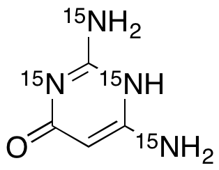 2,4-Diamino-6-hydroxypyrimidine-15N4