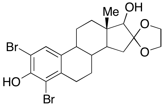 2,4-Dibromoestradiol Cyclic Ethylene Acetal