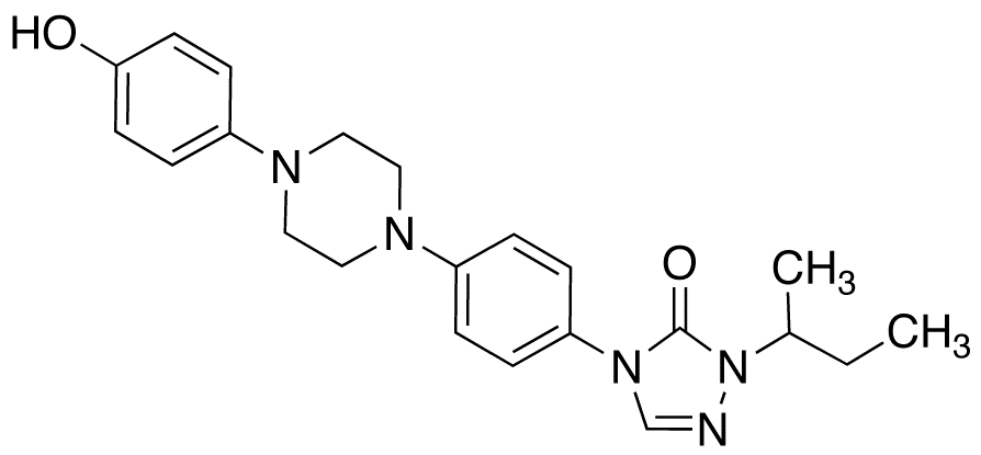 2,4-Dihydro-4-[4-[4-(4-hydroxyphenyl]-1-piperazinyl]phenyl]-2-(1-methylpropyl)-3H-1,2,4-triazol-3-one