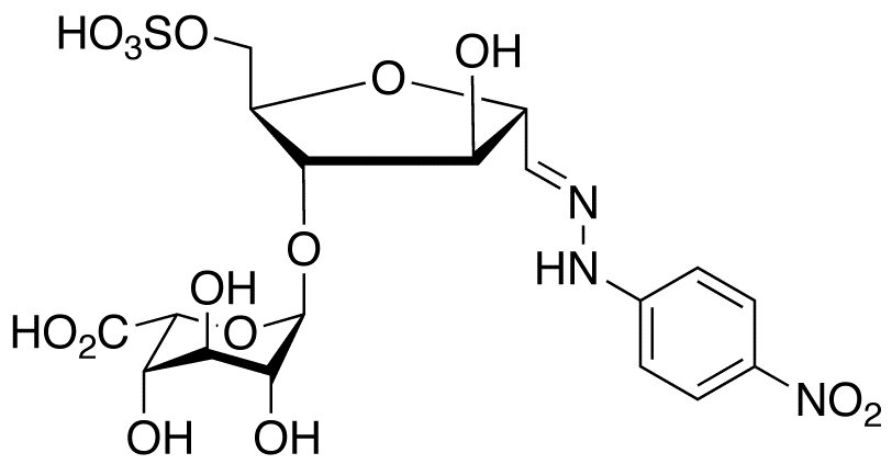 2,5-Anhydro-4-O-α-L-idopyranuronosyl-D-mannose 1-[(4-Nitrophenyl)hydrazone] 6-(Hydrogen sulfate)