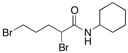 2,5-Dibromo-N-cyclohexylpentanamide