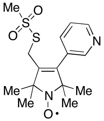 2,5-Dihydro-2,2,5,5-tetramethyl-3-[[(methylsulfonyl)thio]methyl]-4-(3-pyridinyl)-1H-pyrrol-1-yloxy