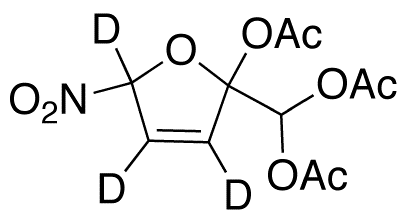 2,5-Dihydro-2-hydroxy-5-nitro-2-furanmethanediol-d3 Triacetate