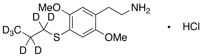 2,5-Dimethoxy-4-(propylsulfanyl)phenethylamine-d7 Hydrochloride