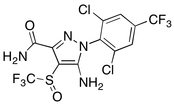 2,6-Dichloro-4-trifluoromethylphenyl)-3-carboxamido-4-trifluoromethylsulfinyl-5-aminopyrazole