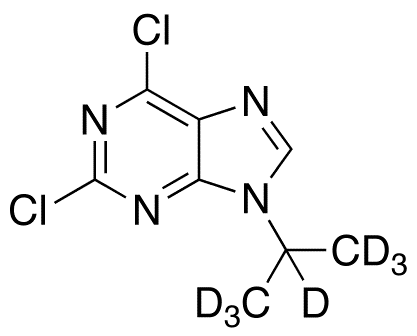 2,6-Dichloro-9-isopropylpurine-d7