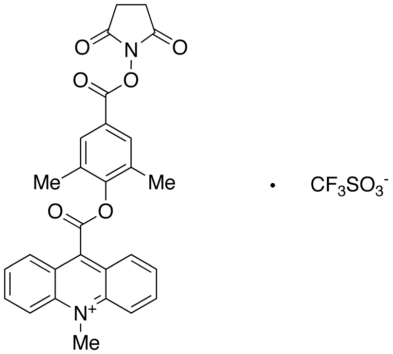 2’,6’-Dimethylcarbonylphenyl 10-Methyl-9-acridinecarboxylate 4’-NHS Ester Triflate