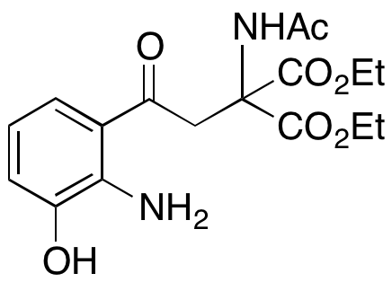 2-Acetamido-2-(2-(2-amino-3-hydroxyphenyl)-2-oxoethyl)malonic Acid Diethyl Ester