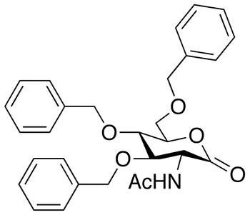 2-Acetamido-3,4,6-tri-O-benzyl-2-deoxy-D-glucono-1,5-lactone