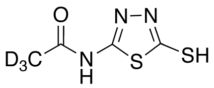 2-Acetamido-5-mercapto-1,3,4-thiadiazole-d3