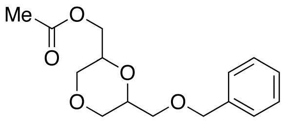 2-Acetate-6-[(phenylmethoxy)methyl]-1,4-dioxane-2-methanol