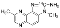 2-Amino-3,8-dimethylimidazo[4,5-f]quinoxaline-2-14C