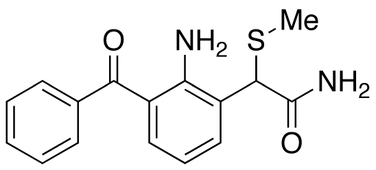 2-Amino-3-benzoyl-α-(methylthio)benzeneacetamide