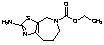 2-Amino-4,6,7,8-tetrahydro-5-(N-carbethoxy)thiazolo[5,4-d]azepine