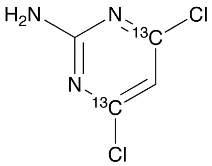 2-Amino-4,6-dichloropyrimidine-13C2