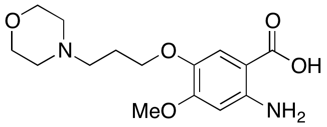 2-Amino-4-methoxy-5-[3-(4-morpholinyl)propoxy]benzoic Acid