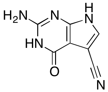 2-Amino-4-oxo-3H,4H,7H-pyrrolo[2,3-d]pyrimidine-5-carbonitrile