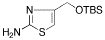 2-Amino-4-tert-butyldimethylsilyloxy-methyl-thiazole