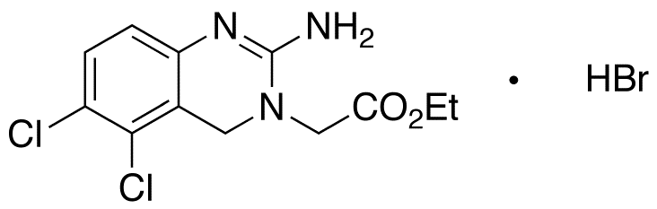 2-Amino-5,6-dichloro-3(4H)-quinazoline Acetic Acid Ethyl Ester Hydrobromide