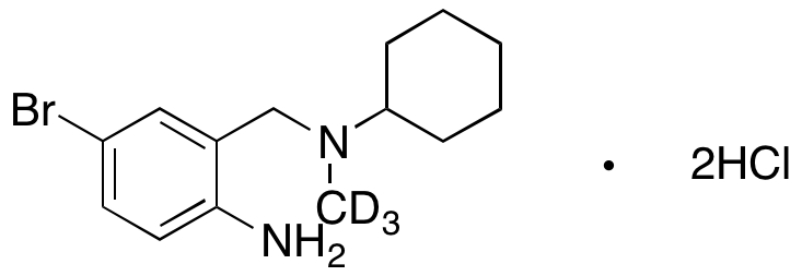 2-Amino-5-bromo-N-cyclohexyl-N-methylbenzylamine Dihydrochloride-d3