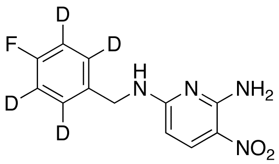 2-Amino-6-[(4-fluorobenzyl)-amino]-3-nitropyridine-d4