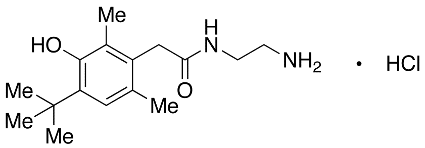 2-Aminoethyl 4-tert-Butyl-2,6-dimethyl-3-hydroxyphenylacetamide Hydrochloride