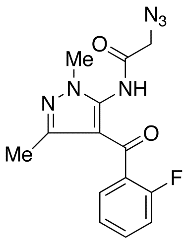 2-Azido-N-[4-(2-fluorobenzoyl)-1,3-dimethyl-1H-pyrazol-5-yl]-acetamide