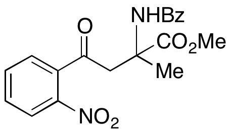 2-Benzamido-2-methyl-4-(2-nitrophenyl)-4-oxobutanoic Acid Methyl Ester