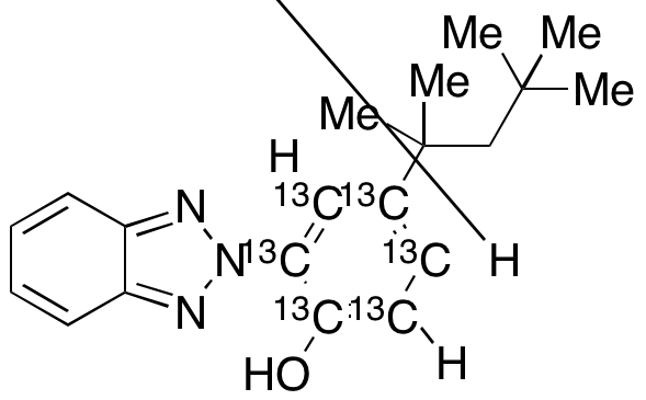 2-Benzotriazolyl-4-tert-octylphenol-13C6