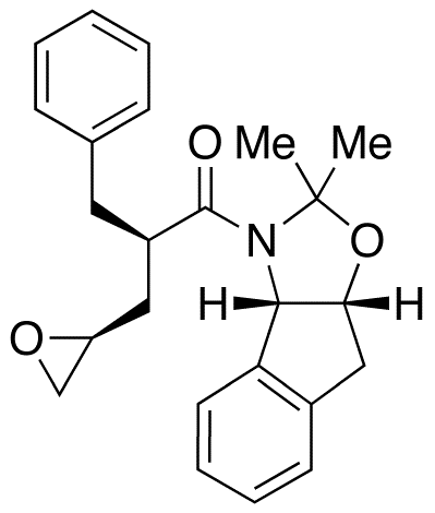 2-Benzyl-1-(2,2-dimethyl-8,8α-dihydro-3α,H-indeno[1,2-d]oxazol-3yl)-3-oxiranyl-propan-1-one