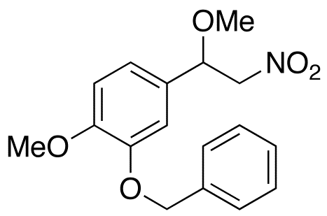 2-Benzyloxy-1-methoxy-4-(1-methoxy-2-nitroethyl)benzene