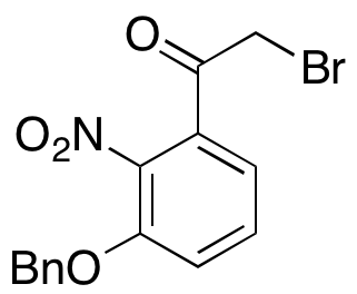 2-Bromo-1-[2-nitro-3-(phenylmethoxy)phenyl]ethanone