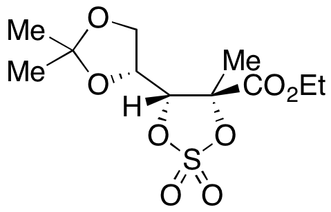 2-C-Methyl-4,5-O-(1-methylethylidene)-D-arabinonic Acid Ethyl Ester Cyclic Sulfate