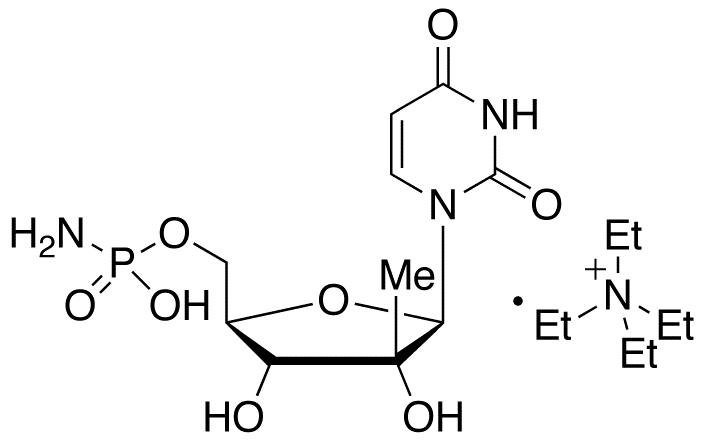 2’-C-Methyluridine-5’-phosphoramidate Triethylamine Salt