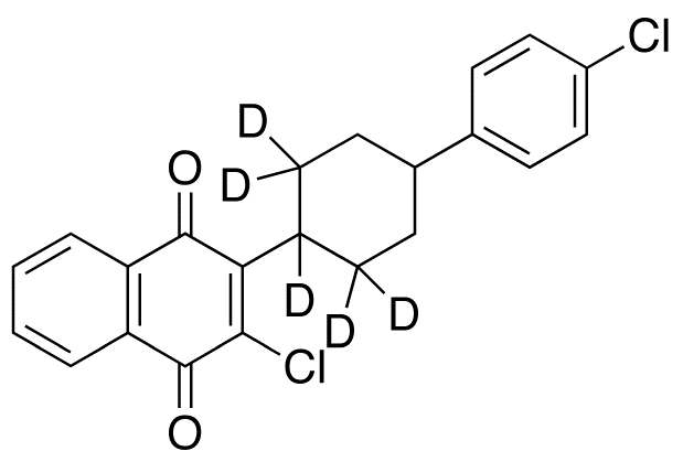 2-Chloro-3-[4-(4-chlorophenyl)cyclohexyl-d5]-1,4-naphthalenedione