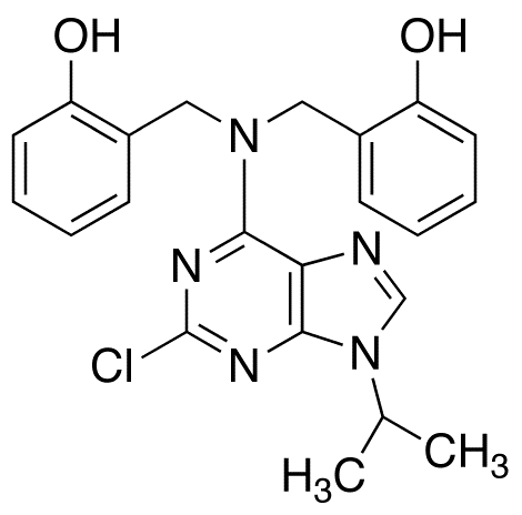 2-Chloro-6-[N,N-di(2-hydroxybenzyl)amino]-9-isopropylpurine