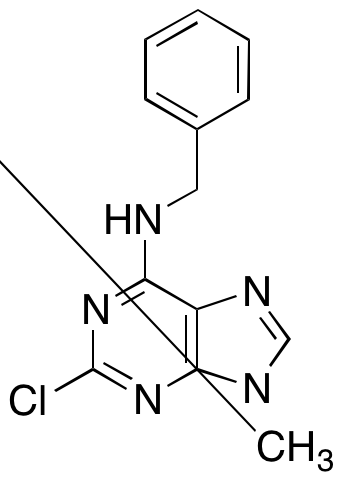 2-Chloro-9-methyl-6-(benzylamino)purine