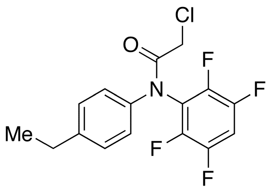 2-Chloro-N-(4-ethylphenyl)-N-(2,3,5,6-tetrafluorophenyl)acetamide