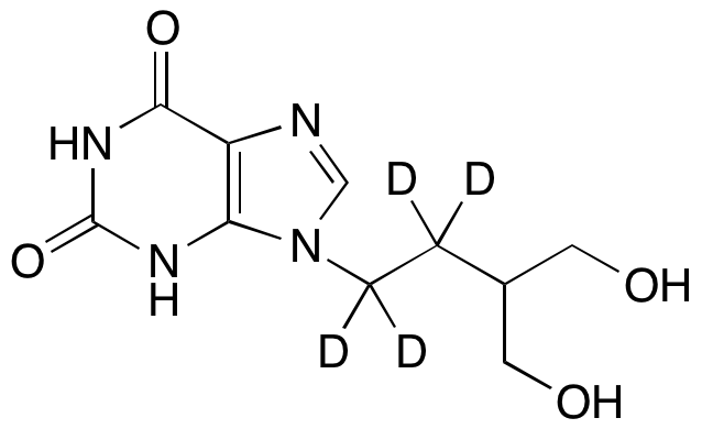 2-Deamino-(2,3-dihydro-2-oxo) Penciclovir-d4