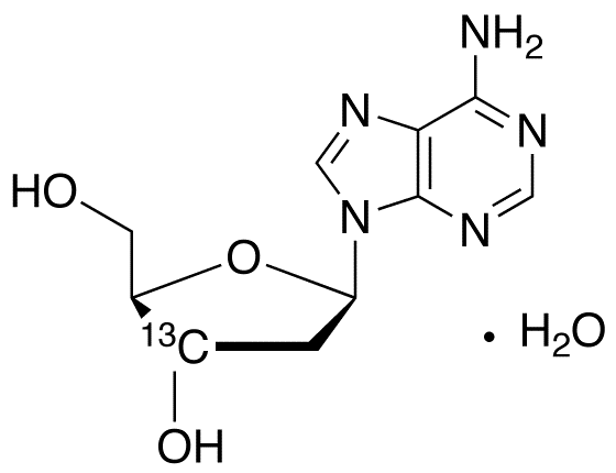 2’-Deoxyadenosine-3’-13C Monohydrate