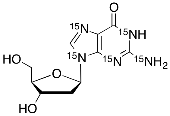 2’-Deoxyguanosine-15N5