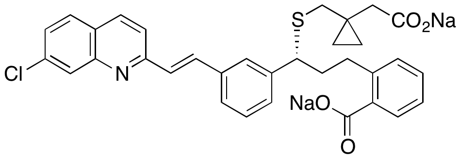 2’-Des(1-hydroxy-1-methylethyl)-2’-carboxy Montelukast Bissodium Salt