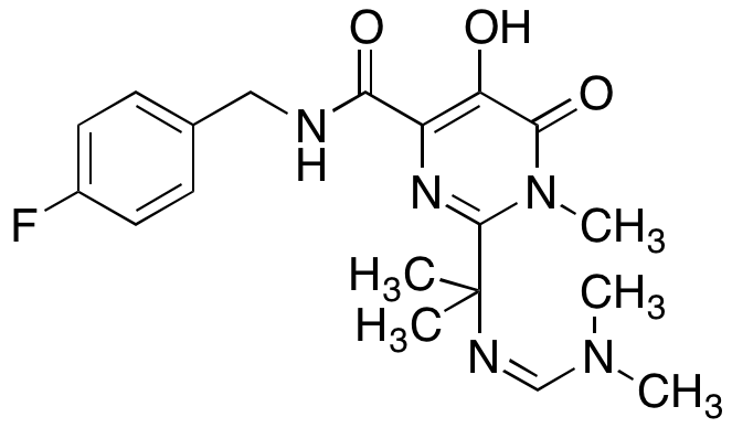 2-Des(5-methyl-1,3,4-oxadiazole-2-carboxamide) (E)-2-(N,N-Dimethylformimidamide) Raltegravir