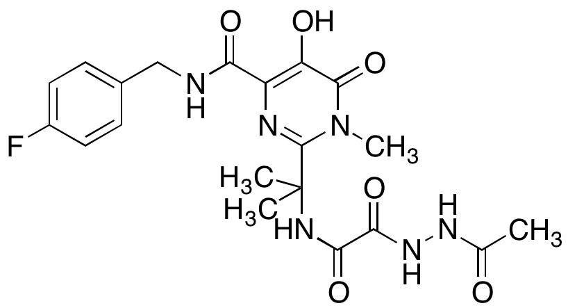 2-Des(5-methyl-1,3,4-oxadiazole-2-carboxamide) 2-(2-(2-Acetylhydrazinyl)-2-oxoacetamide) Raltegravir