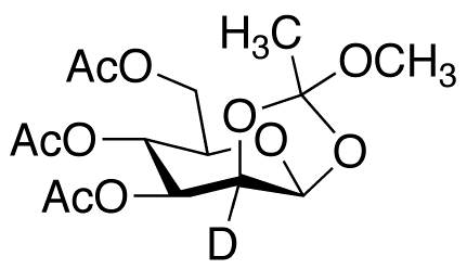 2-Deuterio-3,4,6-tri-O-acetyl-β-D-mannopyranose 1,2-(Methyl Orthoacetate)