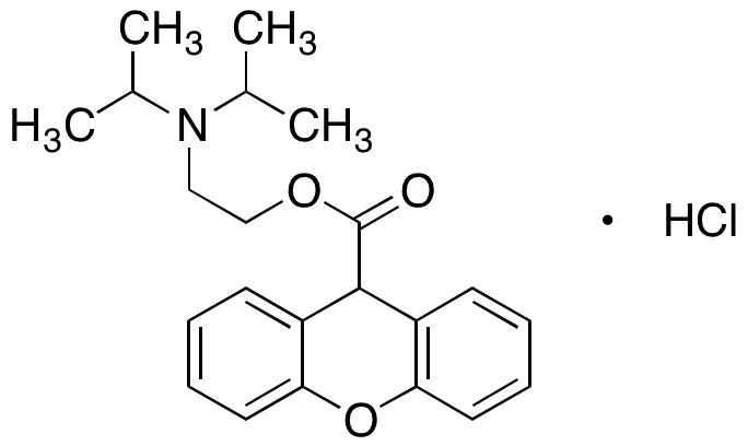 2-Diisopropylaminoethyl Ester Xanthene-9-carboxylic Acid Hydrochloride